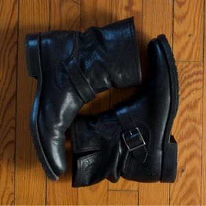 FRYE | Leather Moto Boots